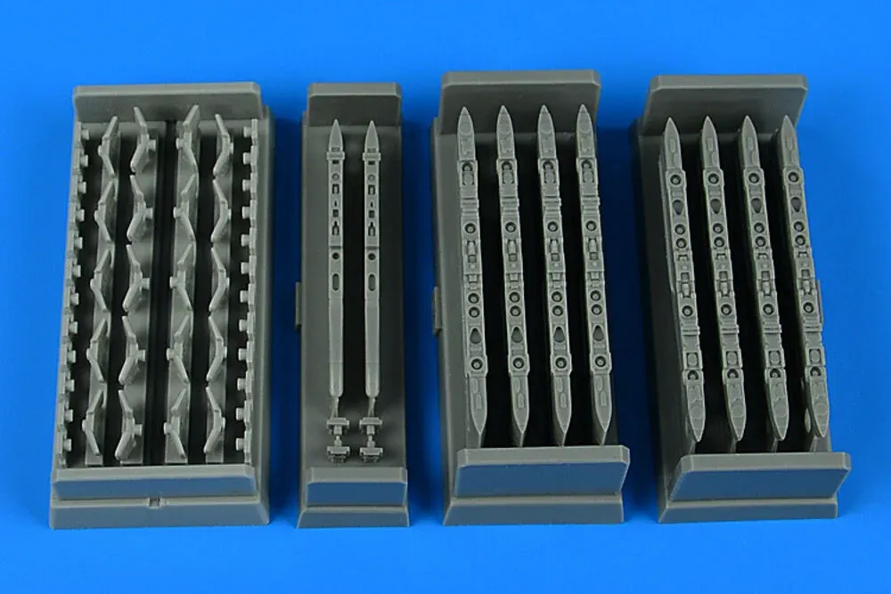 Detailní sada Aires 4901 Su-25 Frogfoot křídelní závěsníky, raná verze, měřítko 1/48