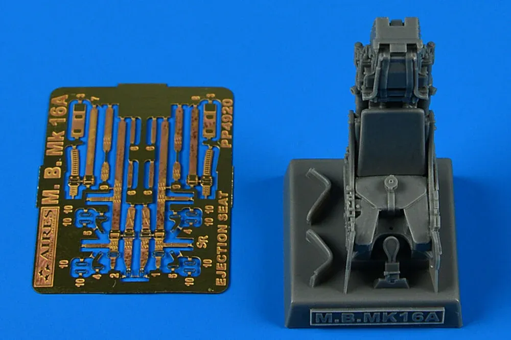 Resinová vystřelovací sedačka Aires 4920 M.B. Mk 16A v měřítku 1/48 pro modely letadel