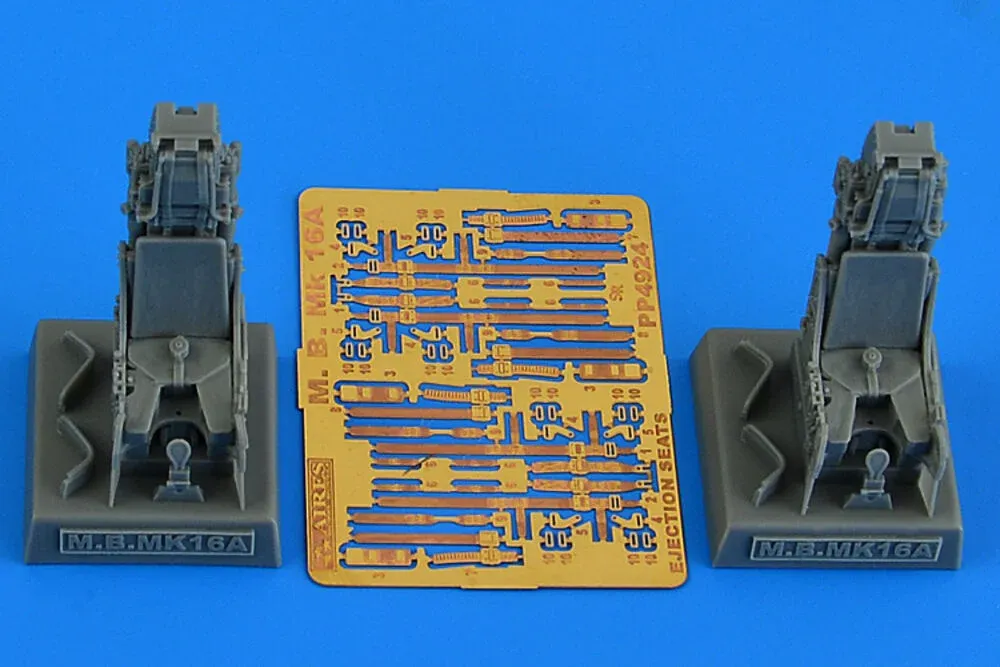 Detailní sada Aires 4924 vystřelovací sedačky M.B. Mk 16A pro Eurofighter v měřítku 1/48