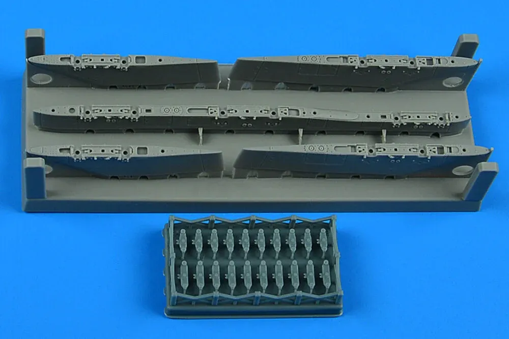 Resinové závěsníky Aires 4936 pro SEPECAT Jaguar GR.1/GR.1A v měřítku 1/48, provedení bez krycích panelů
