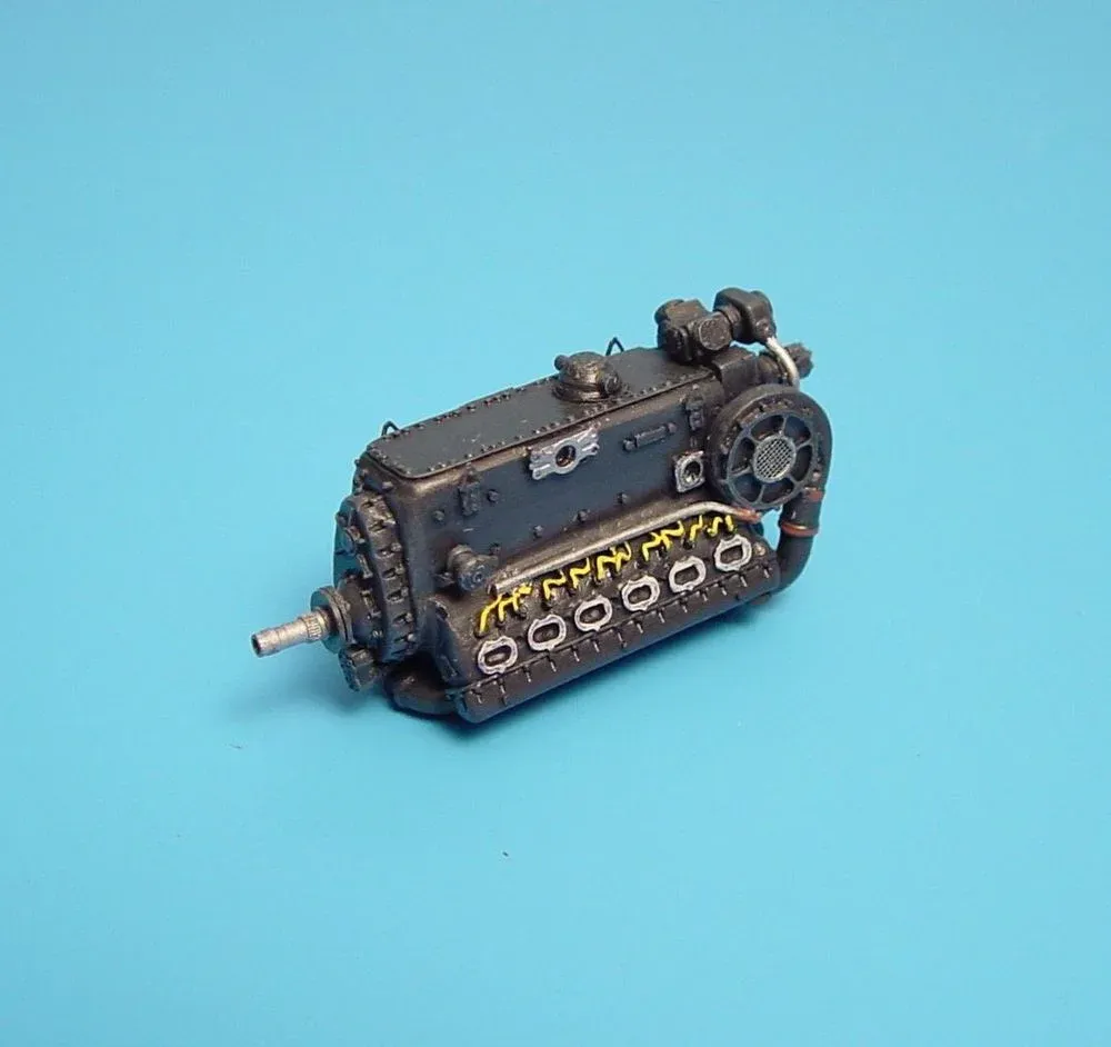 Doplňkový set Aires 7107 Daimler Benz DB 601A motor v měřítku 1/72 pro modely letadel