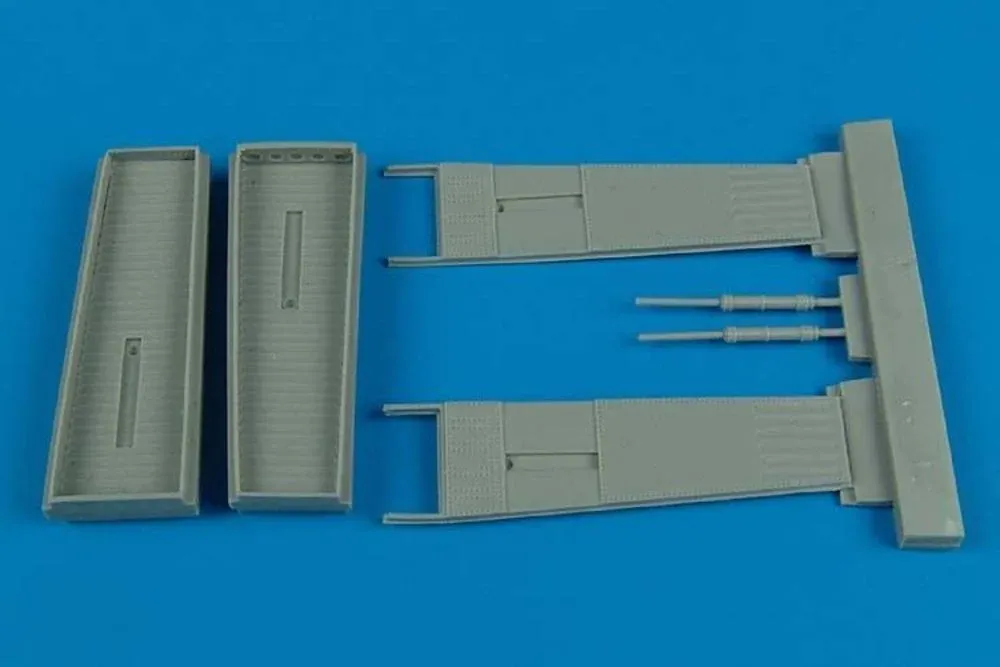 Resinová sada Aires 7247 brzdicí štíty A-3 Skywarrior 1/72 pro stavebnici Hasegawa
