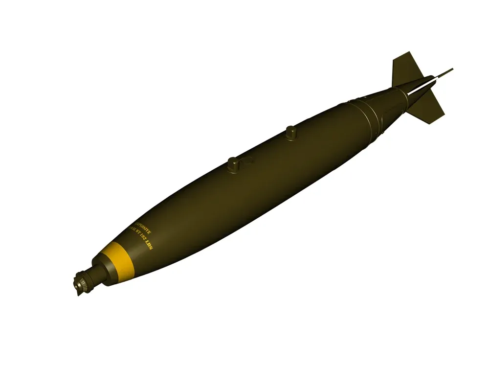 Resinové letecké pumy CMK 4341 Mk.82 v měřítku 1/48, dva odlitky
