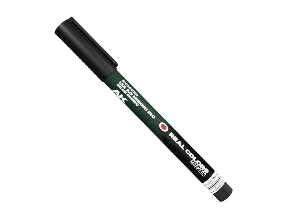 Modelářský popisovač AK Interactive RC Markers RCM030 IJA Ao Midori Iro modrozelená