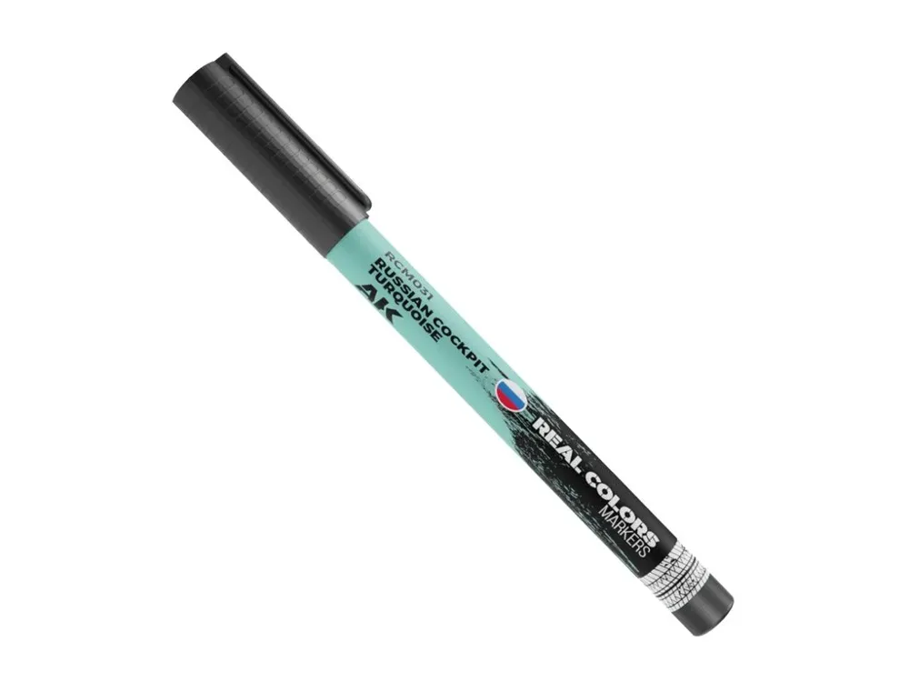 Popisovač AK Interactive RC Markers RCM031 tyrkysová ruský kokpit