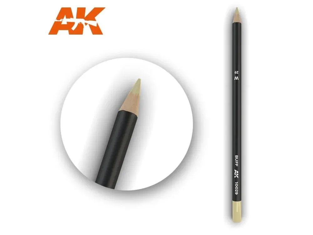 Patinovací tužka AK Interactive AK10029 Weathering Pencil světle pískový Buff, délka 17 cm