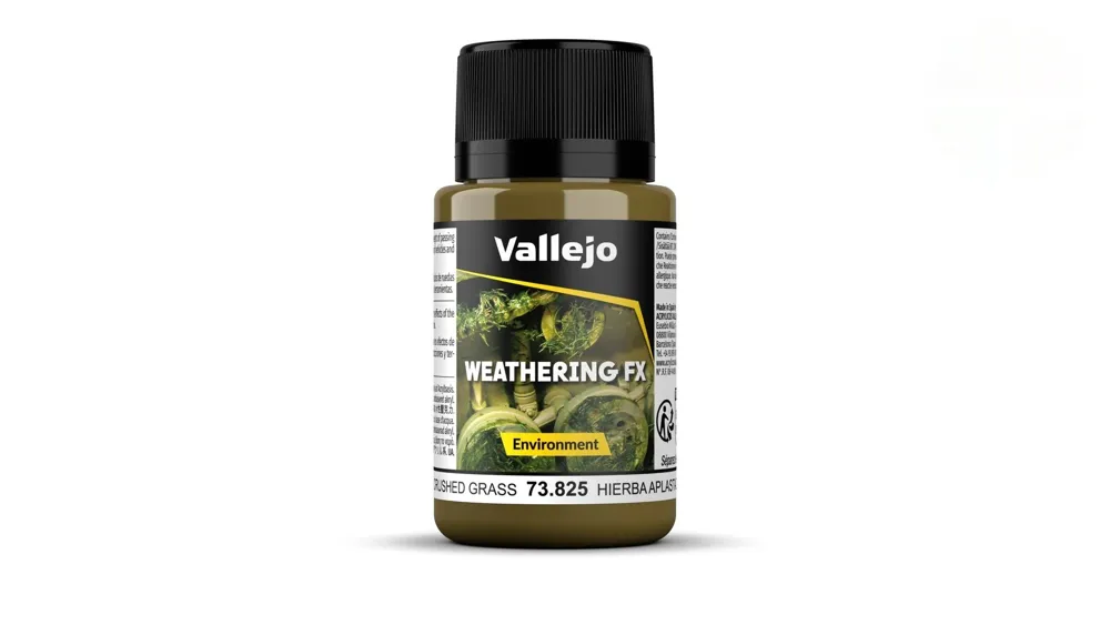 Lahvička akrylového efektu Vallejo Weathering FX 73825 Crushed Grass 40 ml
