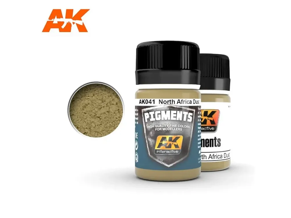 Kelímek pigmentu AK Interactive AK041 North Africa Dust 35 ml pro weathering