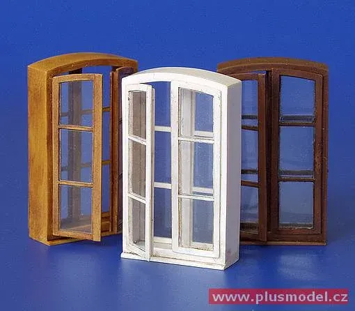 Resinová sada Plus Model 185 okna Set III v měřítku 1/35 pro diorámata