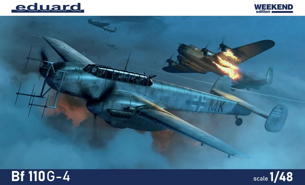Krabice stavebnice Eduard Weekend Edition 8405 Bf 110G-4 v měřítku 1/48
