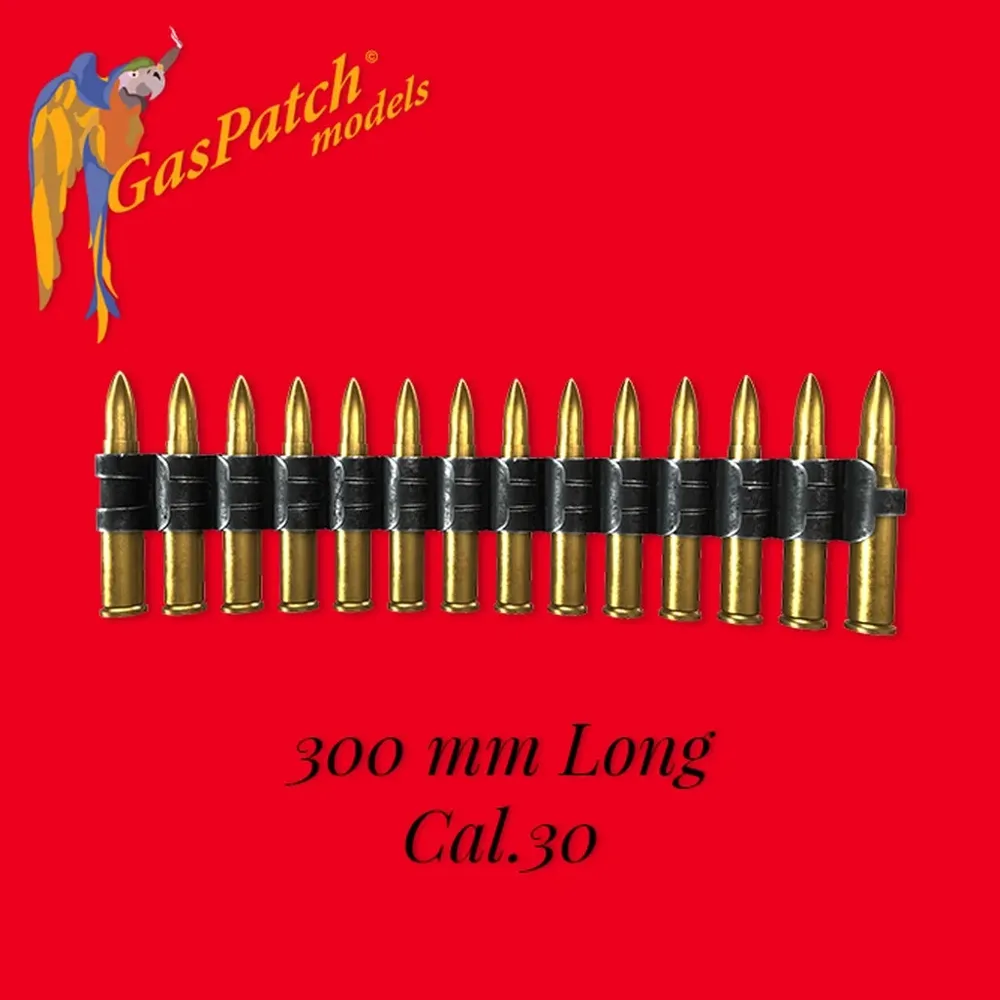 Ohebný nábojový pás ráže .30 GasPatch Models 19-24152 v měřítku 1/24