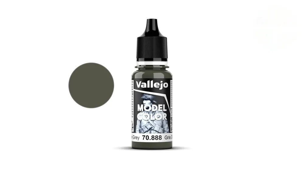 Lahvička akrylové barvy Vallejo Model Color 70888 olivově šedá matná, 18 ml