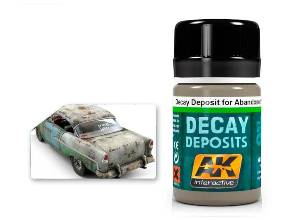 Lahvička AK Interactive Enamel Effects AK675 Decay Deposit For Abandoned Vehicles 35 ml