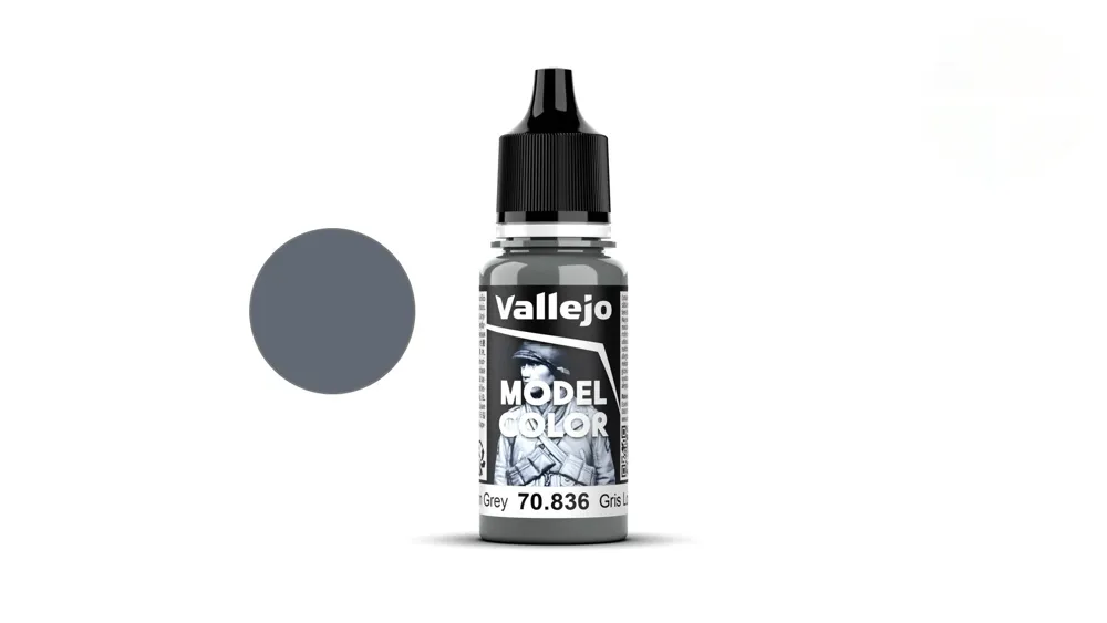 Lahvička akrylové barvy Vallejo Model Color 70836 londýnská šedá matná 18 ml