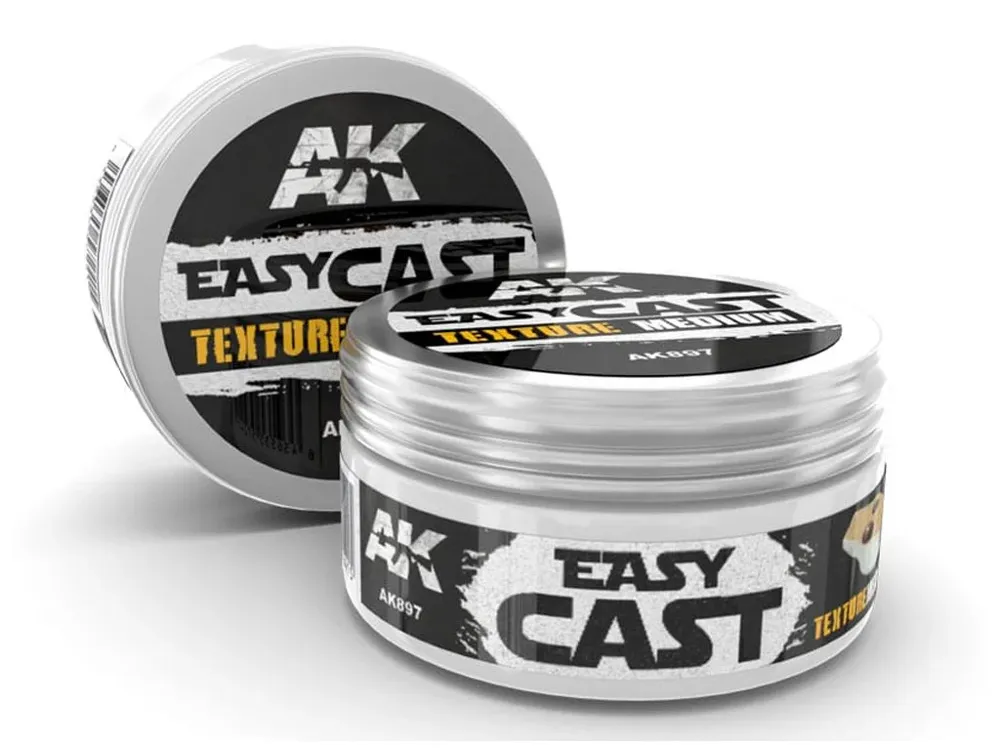 Balení texturové pasty AK Interactive AK897 Easy Cast Texture 130 g