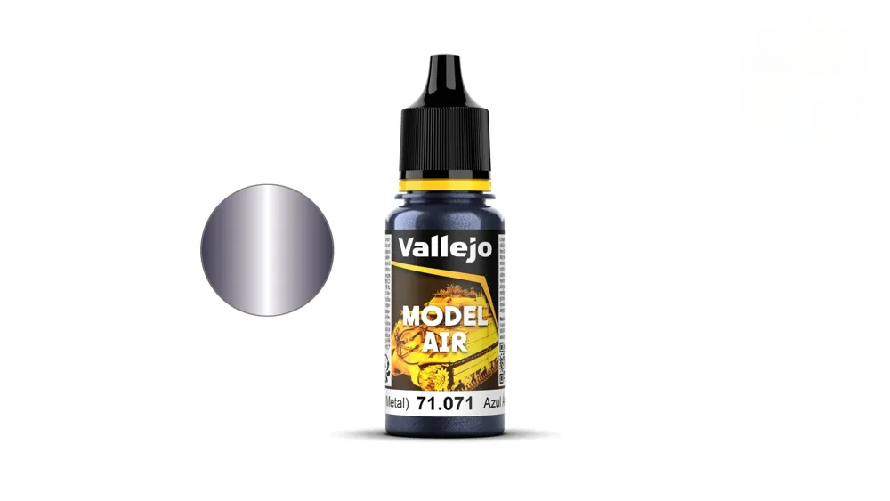 Lahvička akrylové barvy Vallejo Model Air 71071 Artic Blue 18 ml s kapátkem