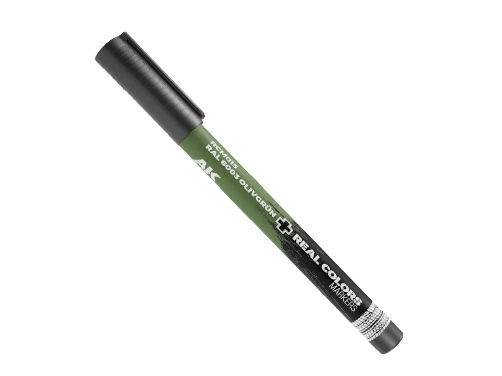 Modelářský popisovač AK Interactive RC Markers RCM015 RAL 6003 olivově zelená