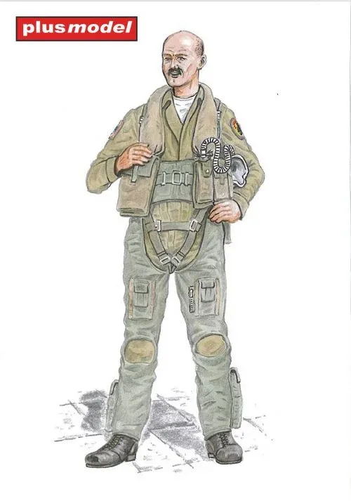 Resinová figurka Plus Model AL4102 pilot F-18 Hornet v měřítku 1/48