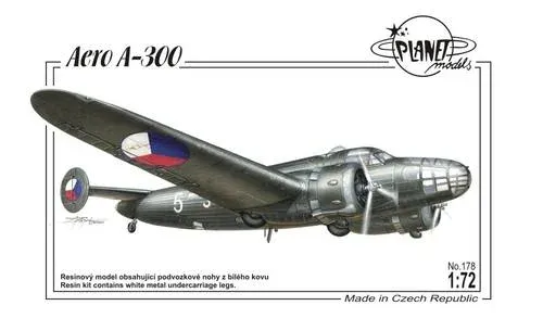Resinová stavebnice CMK PLT178 Aero A-300 v měřítku 1/72