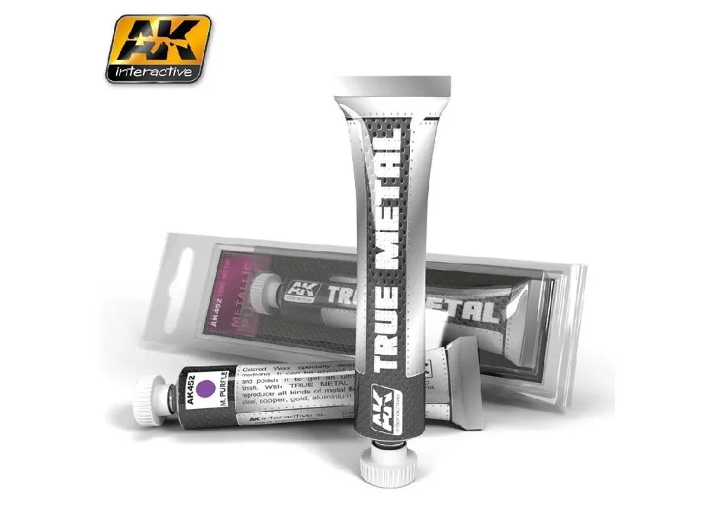 Kelímek metalické pasty AK Interactive True Metal AK452 metalická fialová