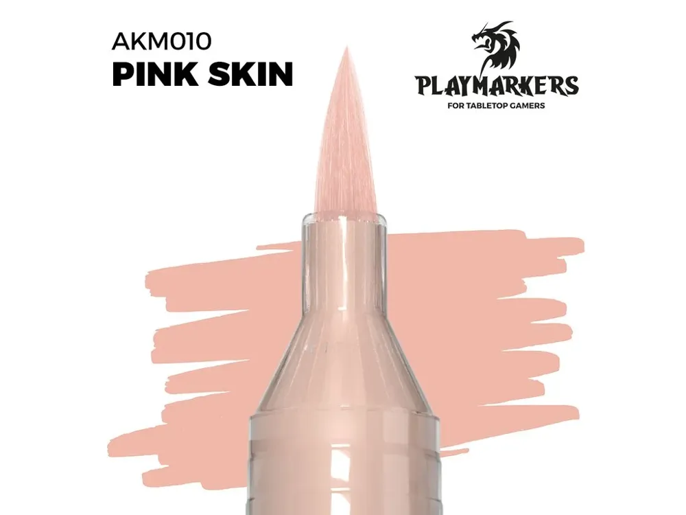 Akrylový fix AK Playmarker AKM010 růžová kůže se štětcovým hrotem, 1 ks