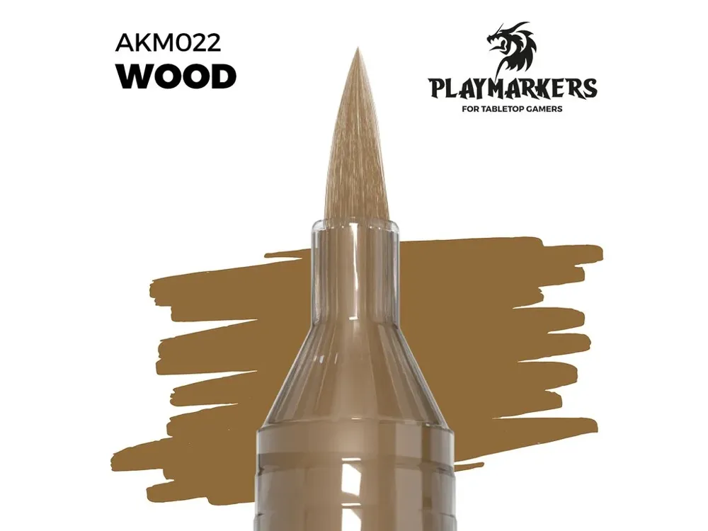 Akrylový fix AK Interactive Playmarker AKM022 v odstínu dřevo (Wood), 1 ks