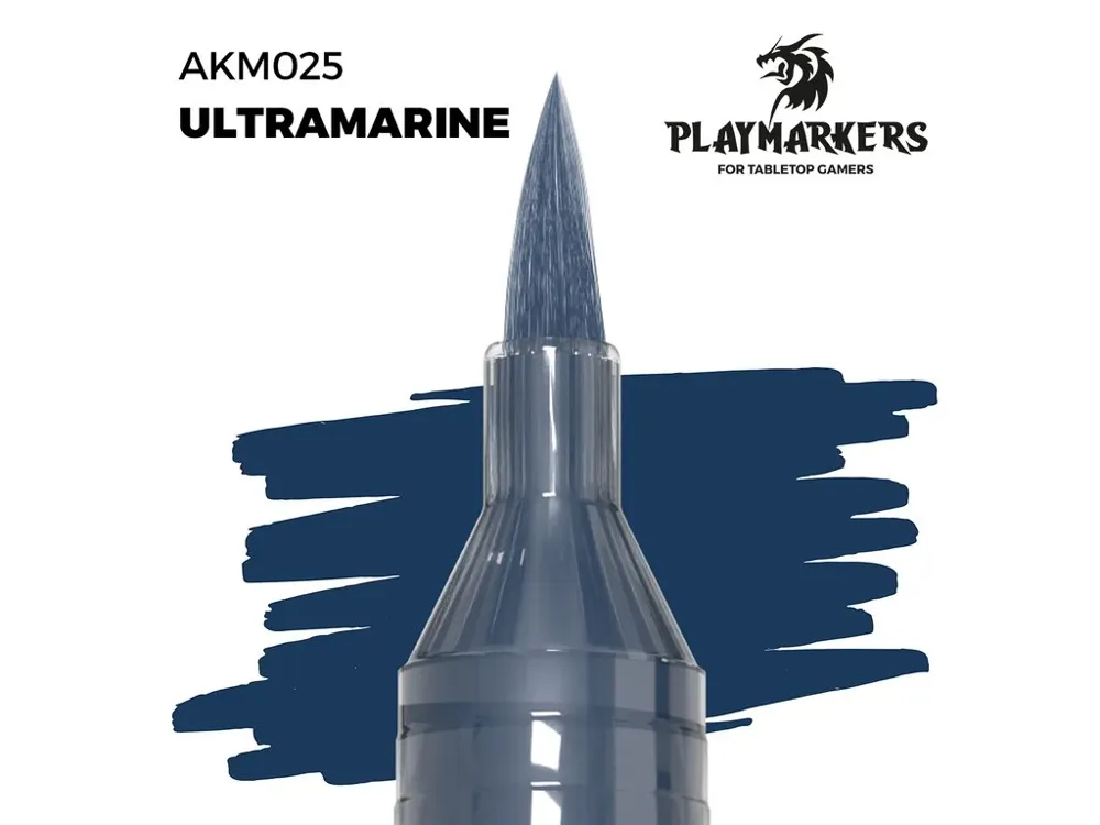 Akrylový fix AK Interactive Playmarker AKM025 ultramarínová modrá, 1 ks
