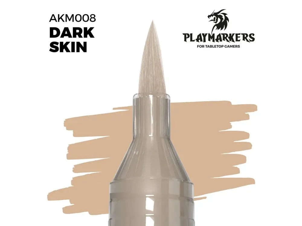 Akrylový popisovač AK Interactive Playmarker AKM008 tmavá pleť pro barvení figurek