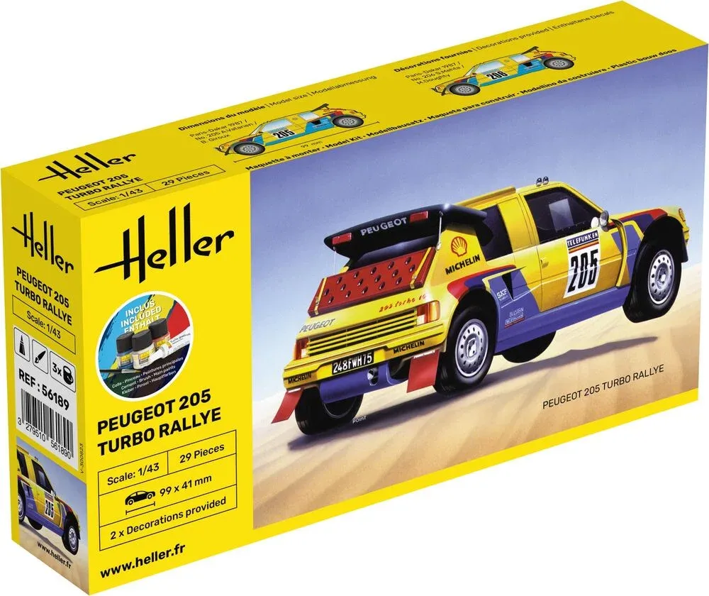 Krabice stavebnice Heller 56171 Starter Kit Mercedes-Benz 450 SL v měřítku 1/43