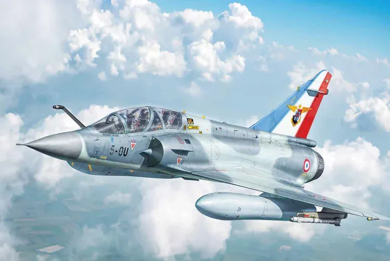 Krabice plastové stavebnice Italeri 90023 Mirage 2000 D v měřítku 1/72