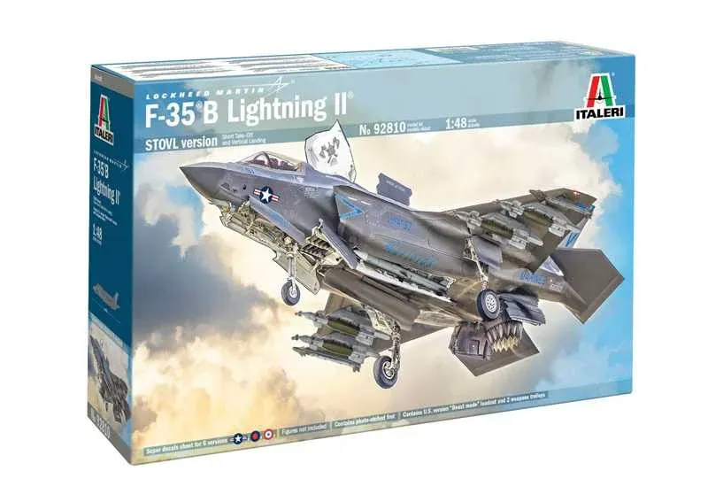 Krabice stavebnice Italeri 92810 F-35B Lightning v měřítku 1/48
