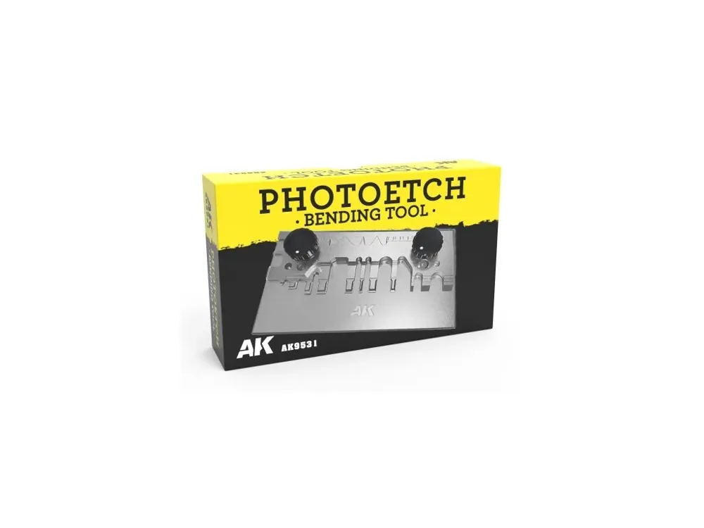 Ocelová ohýbačka fotoleptů AK Interactive AK9531 Photoetched Bending Tool s čepelí