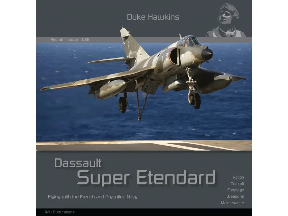 Obálka knihy Duke Hawkins DH038 Dassault Super Etendard od HMH Publications
