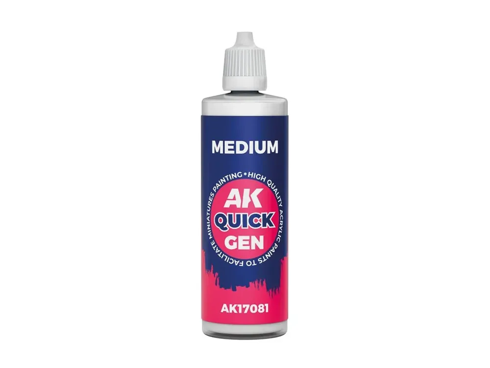 Lahvička AK Interactive AK17081 Medium pro barvy Quick Gen, 60 ml