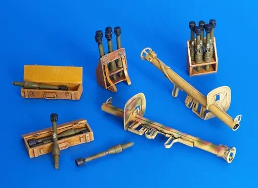 Resinová sada Plus Model 275 Panzerschreck v měřítku 1/35 s díly a fotolepty