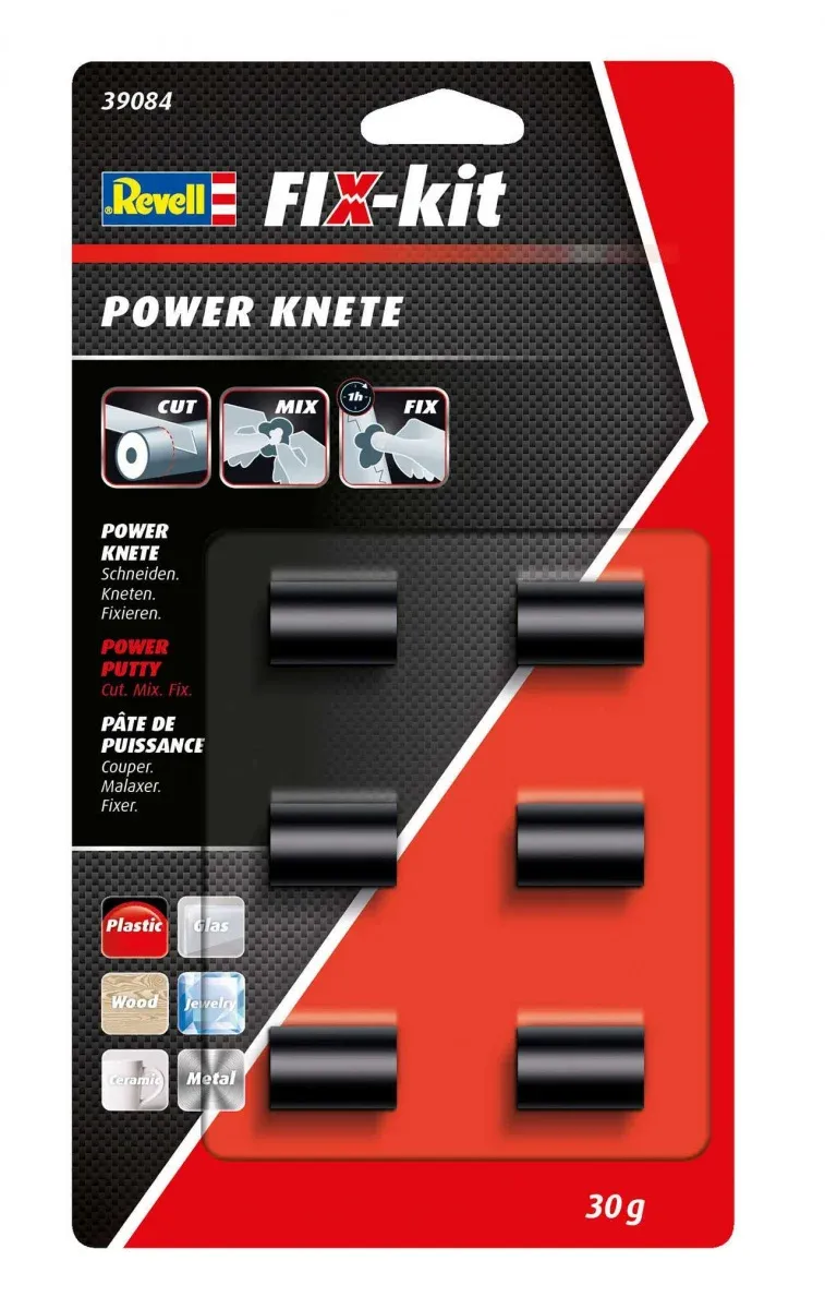 Balení dvousložkového hnětacího tmelu Revell 39084 Power Putty