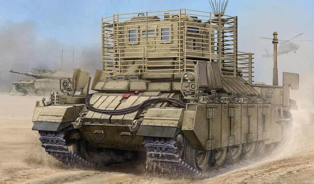 Plastová stavebnice Hobby Boss 83870 IDF APC Nagmachon (Doghouse II) v měřítku 1/35