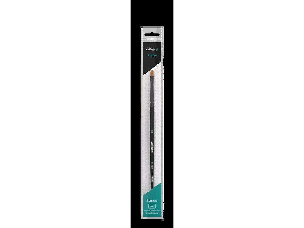 Plochý šikmý syntetický štětec Vallejo Brush B05001 Blender ve velikosti Small