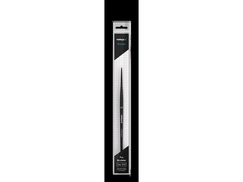 Kulatý štětec z přírodního vlasu Vallejo Pro Modeler B01100 velikosti 10/0