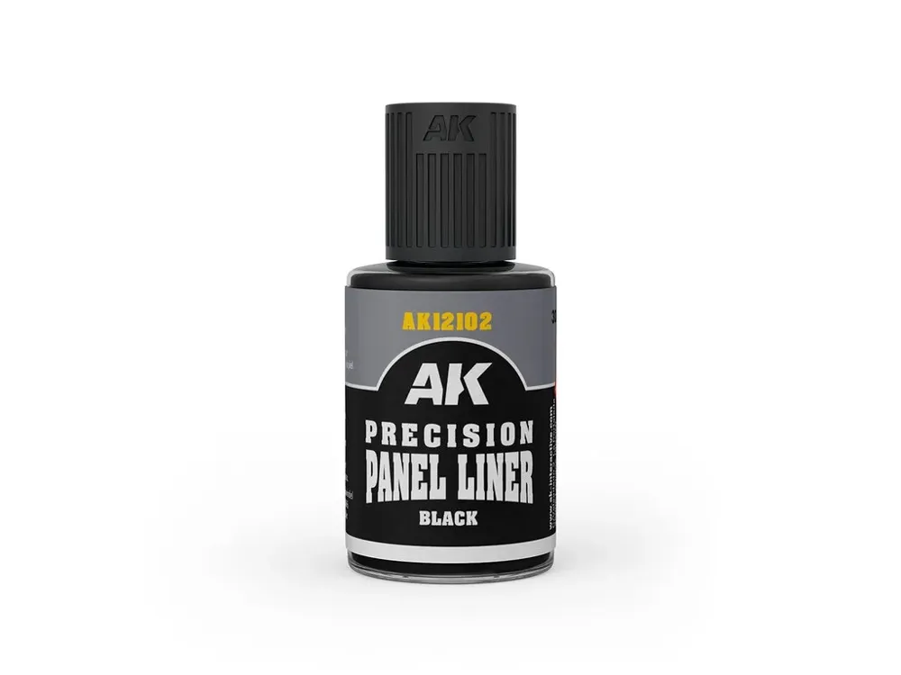 Lahvička AK Interactive Paneliner AK12102 černý 30 ml pro zvýraznění spár
