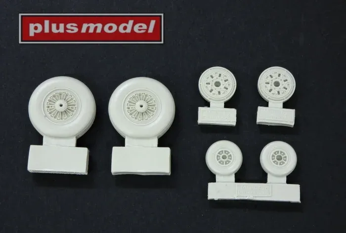 Resinová kola Plus Model AL4090 pro model F-101 A/C Voodoo v měřítku 1/48