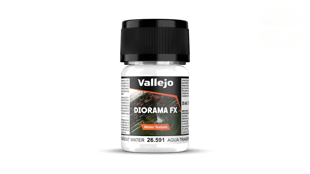 Kelímek Vallejo Diorama FX 26591 Transparent Water, průhledný gel na vodní hladinu, 35 ml