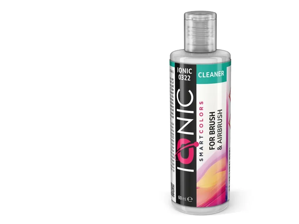 Lahvička čističe AMMO Mig IONIC Cleaner 60 ml pro airbrush a štětce