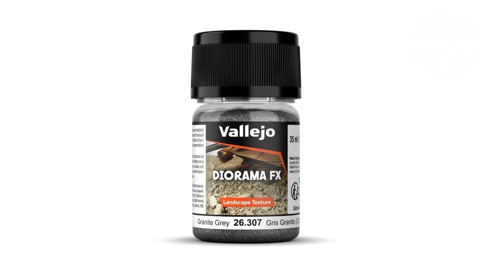 Kelímek minerálního granulátu Vallejo Diorama FX 26307 Granite Grey Landscape Textures 35 ml
