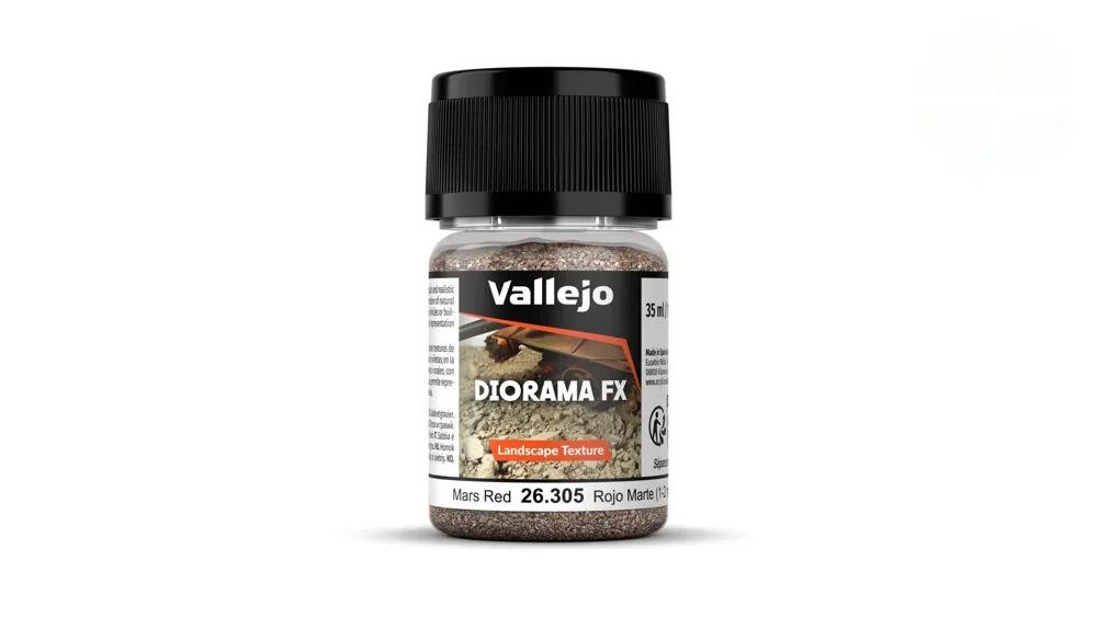 Kelímek terénní textury Vallejo Diorama FX 26305 Mars Red Landscape Textures 35 ml