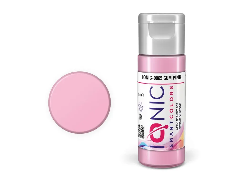 Lahvička akrylové barvy IONIC Smart Acrylic Color IONIC-0065 žvýkačkově růžová 20 ml