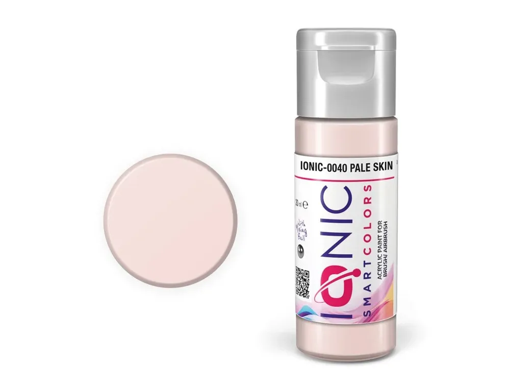 Lahvička akrylové barvy Vallejo IONIC bledá pleťová (Pale Skin) 20 ml