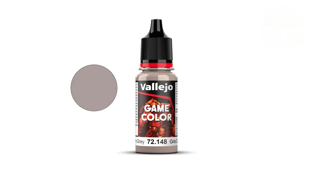 Lahvička akrylové barvy Vallejo Game Color 72148 teplá šedá Warm Grey 18 ml