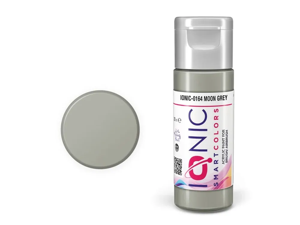 Lahvička akrylové barvy Vallejo IONIC 0164 měsíční šedá (Moon Grey) 20 ml