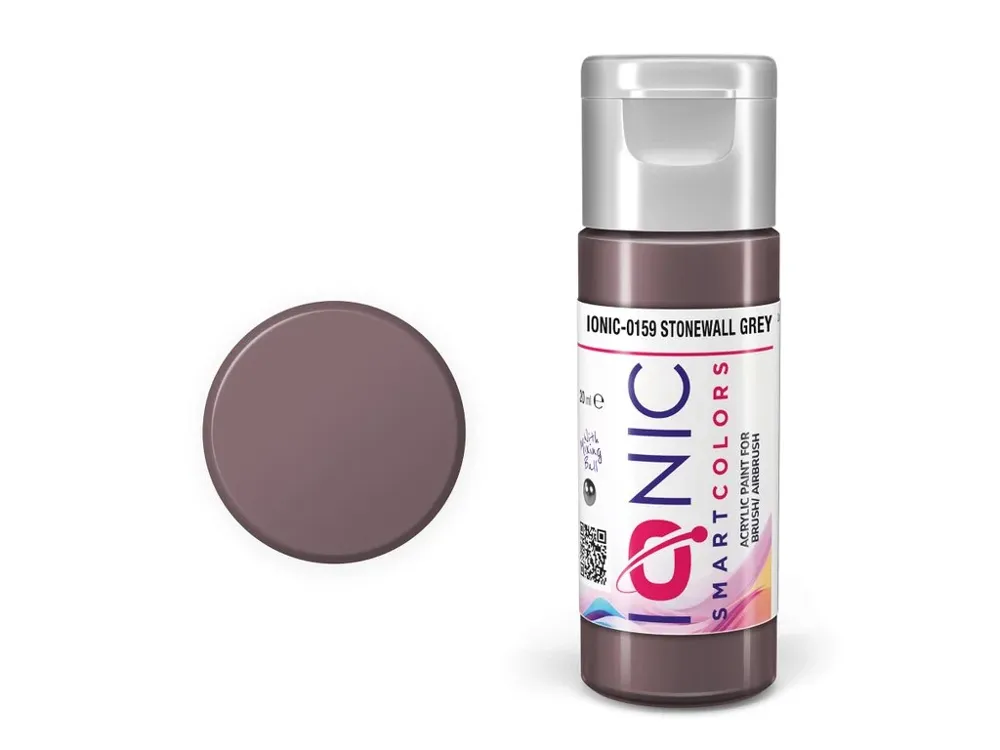 Lahvička akrylové barvy IONIC Smart Acrylic Color 0159 kamenně šedá Stonewall Grey 20 ml